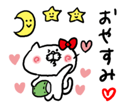 LOVE LOVE Heart Cat sticker #3538403