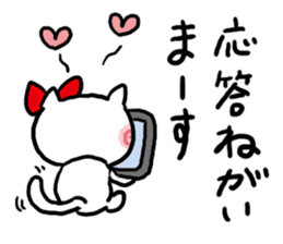 LOVE LOVE Heart Cat sticker #3538416
