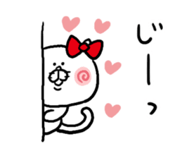 LOVE LOVE Heart Cat sticker #3538422