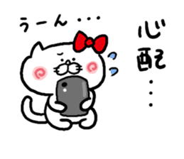 LOVE LOVE Heart Cat sticker #3538424