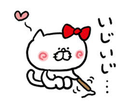 LOVE LOVE Heart Cat sticker #3538425