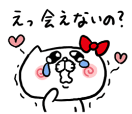 LOVE LOVE Heart Cat sticker #3538427