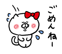 LOVE LOVE Heart Cat sticker #3538429