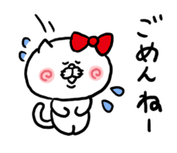 LOVE LOVE Heart Cat sticker #3538429