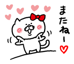 LOVE LOVE Heart Cat sticker #3538433