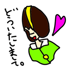 Gather!A boy,a girl! sticker #3539229