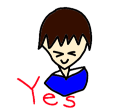 Gather!A boy,a girl! sticker #3539232