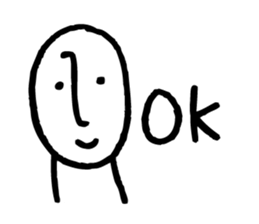 Rather long face sticker #3539254