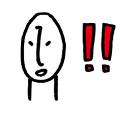 Rather long face sticker #3539260