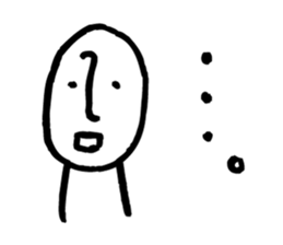 Rather long face sticker #3539273