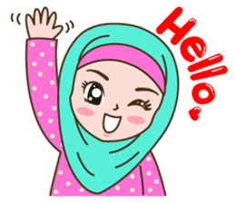 Hijab Girl sticker #3539354