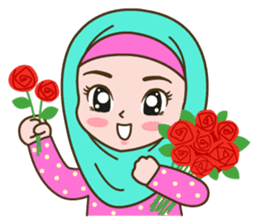 Hijab Girl sticker #3539357