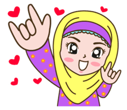 Hijab Girl sticker #3539362