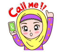 Hijab Girl sticker #3539365