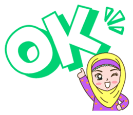 Hijab Girl sticker #3539366