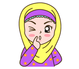 Hijab Girl sticker #3539368