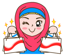 Hijab Girl sticker #3539381