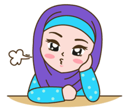 Hijab Girl sticker #3539387