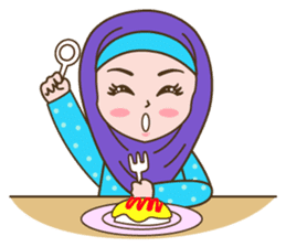 Hijab Girl sticker #3539388