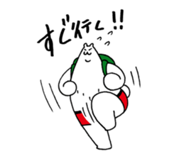 polar bear monster sticker #3539555