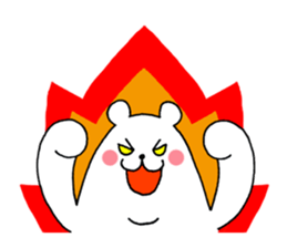 polar bear monster sticker #3539560