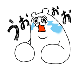 polar bear monster sticker #3539565