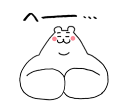 polar bear monster sticker #3539584