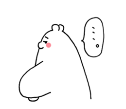 polar bear monster sticker #3539592