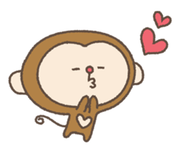 Monkey stickers sticker #3539958