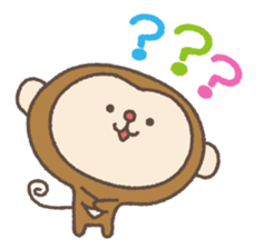 Monkey stickers sticker #3539980
