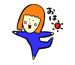 Silly talk of the girl sticker #3540038