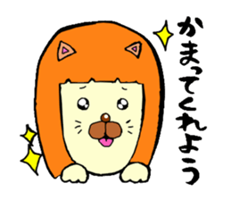 Silly talk of the girl sticker #3540048