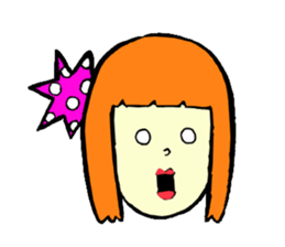 Silly talk of the girl sticker #3540056