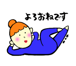 Silly talk of the girl sticker #3540057