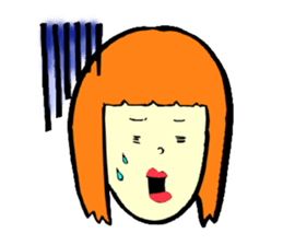 Silly talk of the girl sticker #3540062