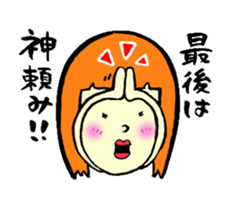 Silly talk of the girl sticker #3540071