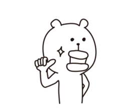 Big bear of lips sticker #3540080