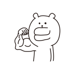 Big bear of lips sticker #3540087