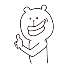 Big bear of lips sticker #3540091