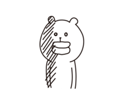 Big bear of lips sticker #3540093