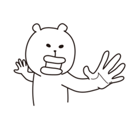 Big bear of lips sticker #3540094