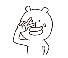 Big bear of lips sticker #3540097