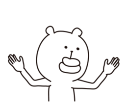 Big bear of lips sticker #3540098