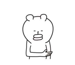 Big bear of lips sticker #3540100