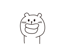 Big bear of lips sticker #3540101