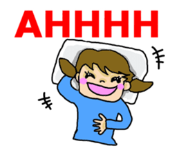 twin tail girl(JAPN) sticker #3540118