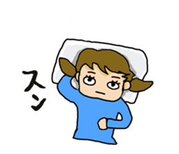 twin tail girl(JAPN) sticker #3540119