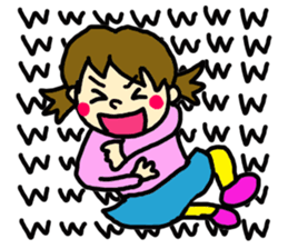 twin tail girl(JAPN) sticker #3540121