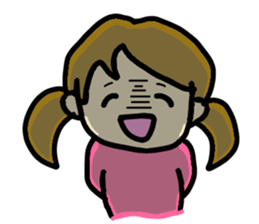 twin tail girl(JAPN) sticker #3540123