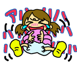 twin tail girl(JAPN) sticker #3540137